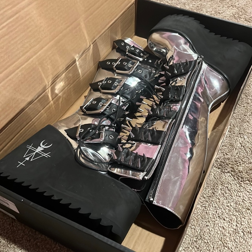 Chrome Appetite For Destruction Platform Boots
